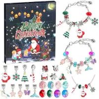 OEM Kerstkalender für Mädchen - 24 Überraschungen - Schmuckkalender - Kinderfreude - Schmuck für Mädchen - Adventskalender - Schmuck für Kinder