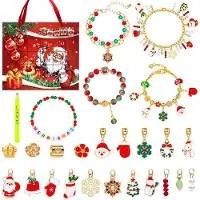 OEM Kinder-Adventskalender mit 24 Armbändern - Geschikt für Mädchen - Knüpfen und kreativ gestalten - für Kinder ab 6 Jahren