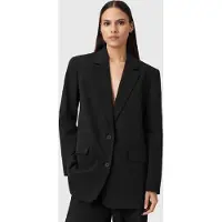 AllSaints Essen Blazer Black Größe: 10 | Blazer Outlet | Damen | Schwarz