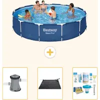 Bestway Steel Pro Rund - 396x84 cm - 4-teilig S22757