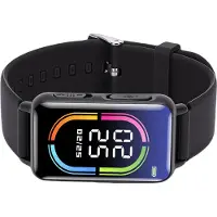 Kkmoon KI-Sprachaufzeichnungsuhr Bluetooth-App-Steuerung Tonaufzeichnungsuhr mit Echtzeitübersetzung Intelligente Transkription 64 GB