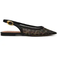 Steve madden Ottie Flat Shoes Black/leopard Größe: 38 | Pumps Outlet | Damen | Schwarz