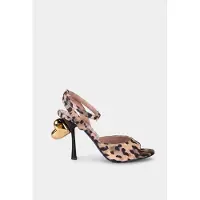 Moschino Goatskin Sandals Brown Größe: 40 | Pumps Outlet | Damen | Braun