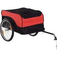 Famanu Fahrradanhänger Modell 3 - Rot, L