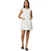 Scotch & Soda A Line Dress Antique White Größe: XS | Minikleider Outlet | Damen | Weiß
