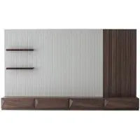 Xl Moebel Gmbh TV Wohnwand Modern Braun Elegant Anbauwand Lowboard Set Möbel