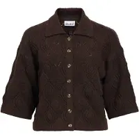 Vila Geknöpfte Strickjacke