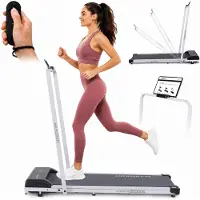 Urbogym YUKINO Walking Pad Laufband für Zuhause & Büro, 6 km/h, 110 kg, klappbar, 38x100 cm Lauffläche, LCD, Fernbedienung