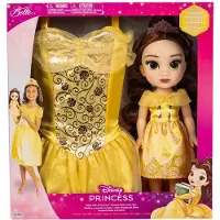 JAKKS Pacific Die Schöne Und Das Biest Disney Belle + Ankleidepuppe 38 Cm