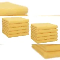 Betz 10 Stück Gästehandtücher PREMIUM 30 x 50 cm Farbe honiggelb
