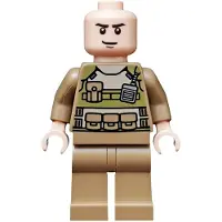 LEGO Minifigur Colonel Hardy – Super Heroes (sh0079) – neu