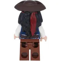 LEGO Minifigur Fluch der Karibik Captain Jack Sparrow Figur (poc024) – neu