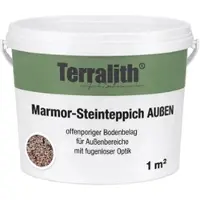 Terralith Marmor Steinteppich Colorato für 1 m2 Außen Fein 2-4 mm