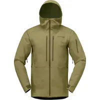 Norrøna - Skijacke &ndash; Herren &ndash; Lofoten Flex1 Jacket - Lofoten Flex1 Jacket M Deep Lichen Green für Herren aus Softshell - Größe S - Khaki
