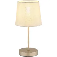 Globo Tischlampe Joris Champagner