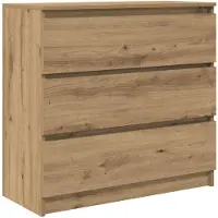 vidaXL Sideboard Artisan-Eiche 80x35x76 cm Holzwerkstoff