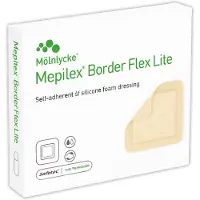 Molnlycke Health Care Mepilex Border Flex Lite pjenasti zavoj 4 x 5 cm 10 komada
