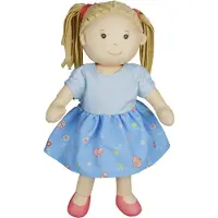 Heless Stoffpuppe "Nela" mit Kleidchen zum An- und Ausziehen, 32 cm