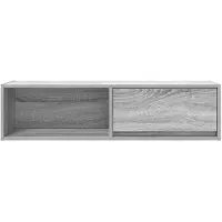 vidaXL TV-Schränke 2 Stk. Grau Sonoma 100x31x25,5 cm Holzwerkstoff