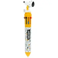 Snoopy - Stylo-Bille 10 couleurs 3D