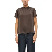 s.Oliver Black Label Kurzarmbluse Sommerbluse mit Animal-Print