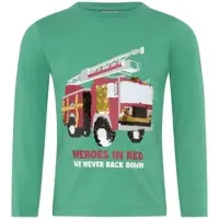 Kidsworld Langarmshirt in grün | Gr.: 104/110