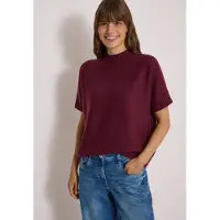 Cecil Kurzarmpullover im angenehmen Materialmix