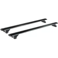 CRUZ Dachgepäckträgerstangen und Füße Airo FIX Dark 133 - (2x) 925-716