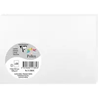 Pollen 250x , Packung mit 25 Karten 110x155 mm, 210g - Perlmuttweiß 11385C