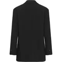 Soaked in luxury Blusenblazer "Damen Blazer SLCorinne", Damen, Gr. XS, schwarz, Obermaterial: 78% Polyester PES. 18% Viskose CV. 4% Elasthan EL., Blazer Blusenblazer