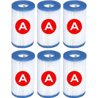 Intex 3x 2er Set Filterkartusche Typ A Filterkartusche Filterpatrone Pool 29000
