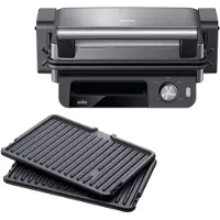 Braun MultiGrill5 Kontaktgrill CG5033 Schwarz/Edelstahl CG5033I-CG5033IGY