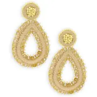 PAULIE POCKET Damen Schmuck Drops Tarah Earrings - Beige - Größe ONESIZE