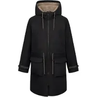 Derbe Phoebholm Dog - Damenmantel, Größe:40, Farbe:jet black/cobblestone