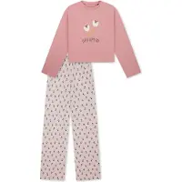 Schiesser Schlafanzug "Pyjama Kids Nightwear", Jungen, Gr. 176, bunt (rosa), Obermaterial: 100% Baumwolle CO., Homewear-Sets Schlafanzug