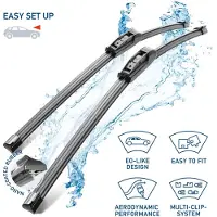 Hella Easy Set Upgrade Scheibenwischer - SetUP6045 - Flachblatt-Wischer