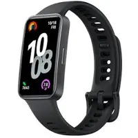 Huawei Band 10 Smartwatch, Sportüberwachung mit IA, erweiterte Schlafüberwachung, emotionales Wohlbefinden, Schnellladung, kompatibel mit iOS und Android, Schwarz Polymer