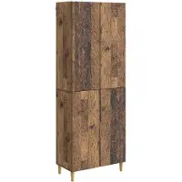 vidaXL Schrankset 2 pcs Altholz Holzwerkstoff