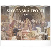 Presco Alphonse Mucha Kalender Groß 2027