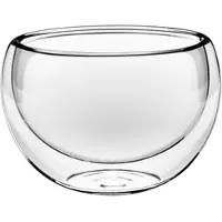 Wilmax England Wilmax Doppelwandige Glasschale 250 ml Transparent, 1er Set
