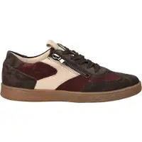 Waldlaufer H-Daisy 704005-166 Damen, Sneaker, Schnürer, Leder, Dunkelbraun - Damenschuhe Bequeme Schnürschuhe, Braun, leder (order cord ausi)