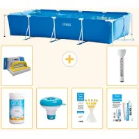 Intex Rechteckiger Frame Pool - 450x220x84 cm - 7-teilig S21259