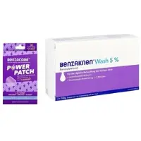 Galderma Laboratorium GmbH Benzaknen Wash 5% + Benzacare Power Patch gegen Pickel