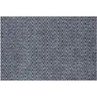 Rugsx Läufer- Türmatte rutschfest 100 cm MAGNUS 2954 Zickzack Draußen, Drinnen grau 100x200 cm