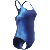 Speedo Printed Medalist Badeanzug Damen 48