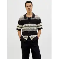 Jack & Jones Gestreift Gestricktes Hemd
