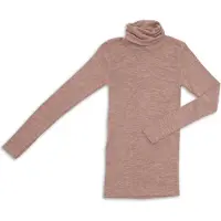 Engel - Women's Damen-Rolli L/S - Seidenunterwäsche Gr 38/40 braun