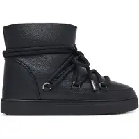 INUIKII für Damen. 1001.003.0252 Lederstiefel Full Leather schwarz (37), Wohnung, Schnürsenkel, Lässig