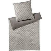 JOOP! Bettwäsche Cornflower Double taupe Kissenbezug einzeln 80x80 cm