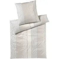 JOOP! Mako-Satin-Kissenbezug einzeln Leo Farbe cream Größe 40x80